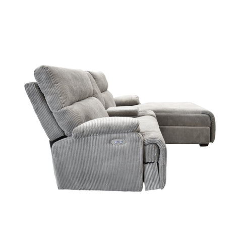 Sala Esquinera Evans - Chaise Derecho con Consola