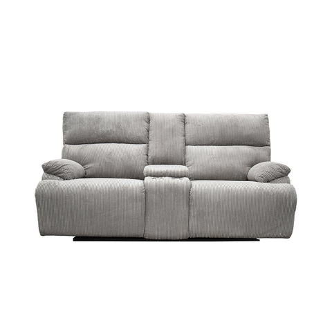 Sala Reclinable Evans - Sofá y Love Seat - Gris Olivo