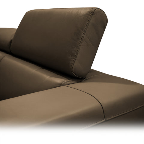 Sala Foster - Sofa y Love Seat - Piel Mocha