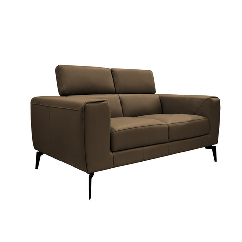Sala Foster - Sofa y Love Seat - Piel Mocha