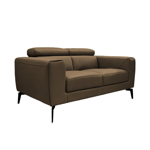 Sala Foster - Sofa y Love Seat - Piel Mocha