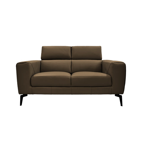 Sala Foster - Sofa y Love Seat - Piel Mocha
