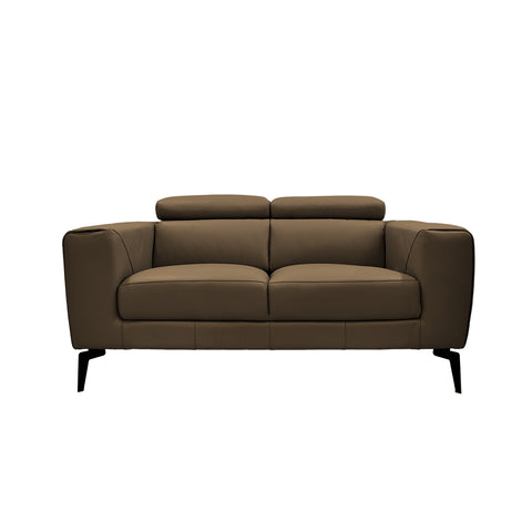 Sala Foster - Sofa y Love Seat - Piel Mocha