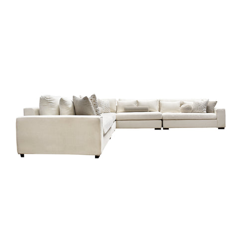 Sala Modular Horizon - 5 Modulos - Article Ivory