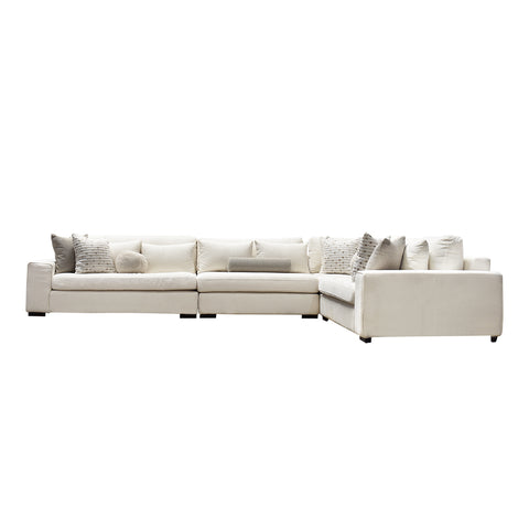 Sala Modular Horizon - 4 Modulos - Article Ivory