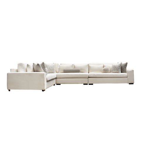 Sala Modular Horizon - 4 Modulos - Article Ivory