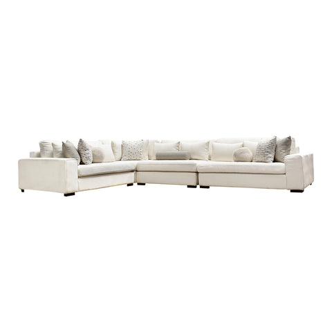 Sala Modular Horizon - 4 Modulos - Article Ivory