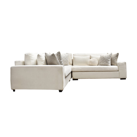 Sala Modular Horizon - 3 Modulos - Article Ivory