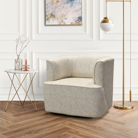 Sillon Ian Giratorio  - Mucca Bone