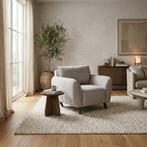 Sala Jess - Sofá y  Love Seat - Zumaya Taupe