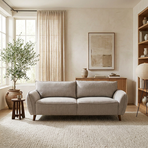 Sala Jess - Sofá y  Love Seat - Zumaya Taupe