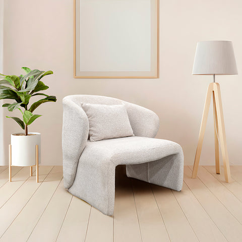 Sillón Junno - Tela Misterio Beige