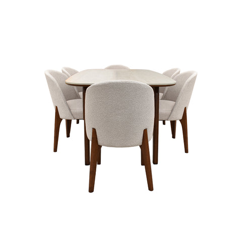 Comedor Lawen - Travertino Gris