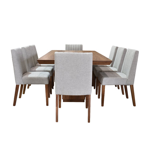 Comedor Lorette con banca - 8P