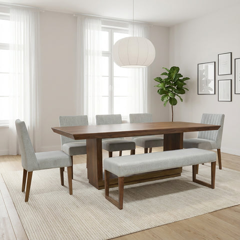 Comedor Lorette con banca - 8P