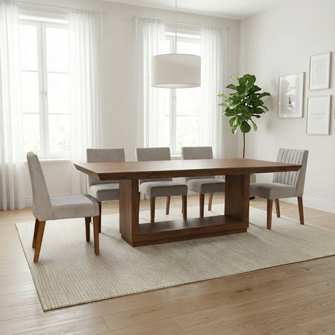 Comedor Lorette con banca - 8P