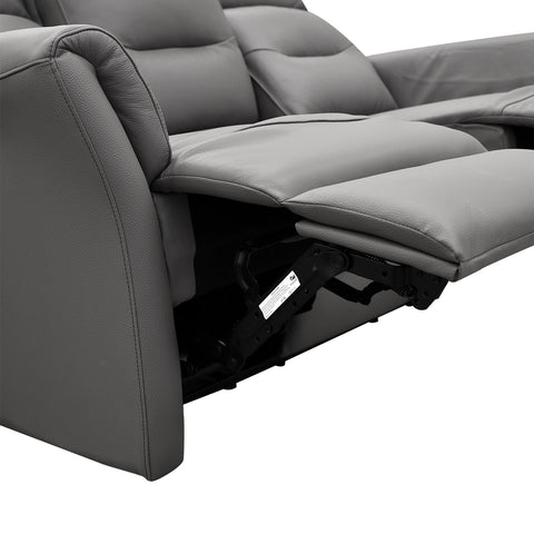 Sala Lugano - Sofa y Love Seat - Piel Negra