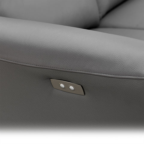 Sala Lugano - Sofa y Love Seat - Piel Negra