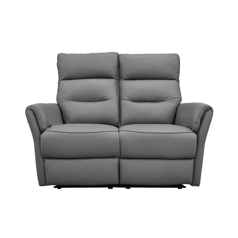 Sala Lugano - Sofa y Love Seat - Piel Negra