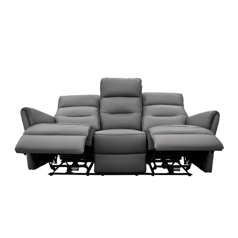 Sala Lugano - Sofa y Love Seat - Piel Negra