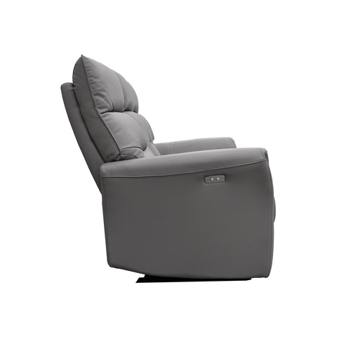 Sala Lugano - Sofa y Love Seat - Piel Negra