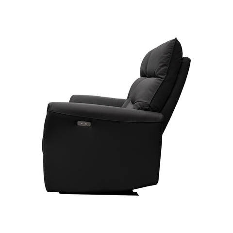 Sala Lugano - Sofa y Love Seat - Piel Negra