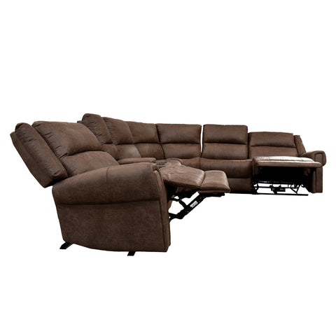Sala Modular Reclinable Eléctrica Lusso - Texas Slate