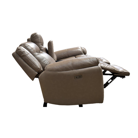 Sala Madrid Reclinable - Sofa - Love Seat C/Consola - Piel Beige