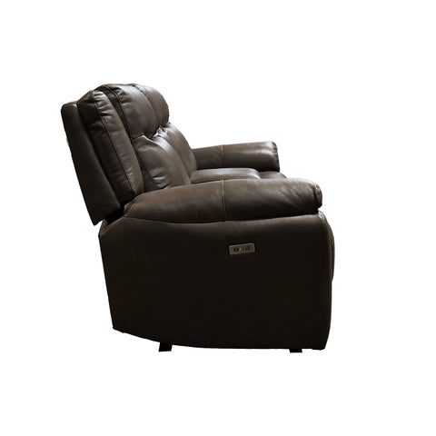 Sala Madrid Reclinable - Sofa - Love Seat C/Consola - Piel Beige