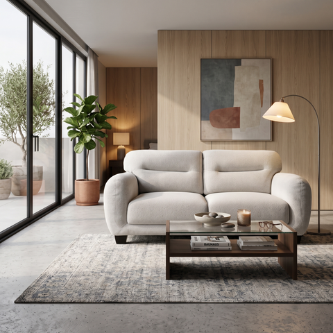 Sala Mark - Sofa y Love Seat - Amsterdan Latte