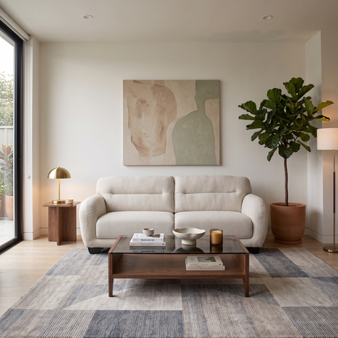 Sala Mark - Sofa y Love Seat - Amsterdan Latte