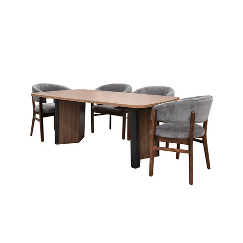 Comedor Maroon 6P - Nogal