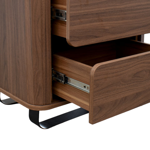 Recamara Maroon KS - Nogal