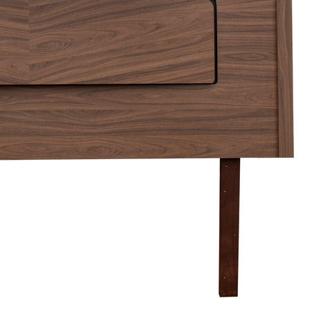 Recamara Maroon KS - Nogal
