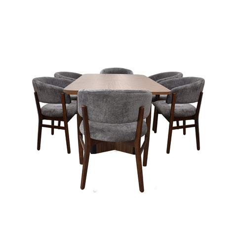 Comedor Maroon 6P - Nogal