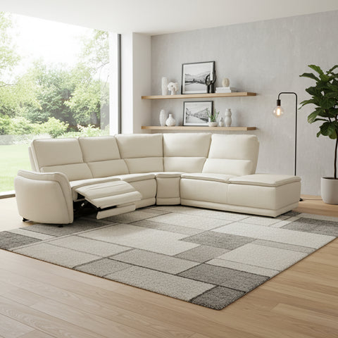 Sala Esquinera Modular Reclinable Marsella - Duncan Ivory