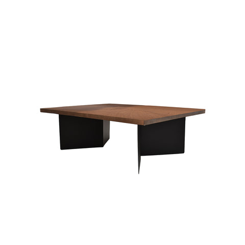 Mesa de Centro Denzel - Okume Nogal
