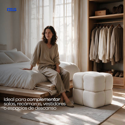Taburete Milo - Beige