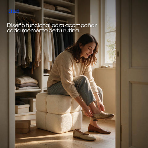 Taburete Milo - Beige