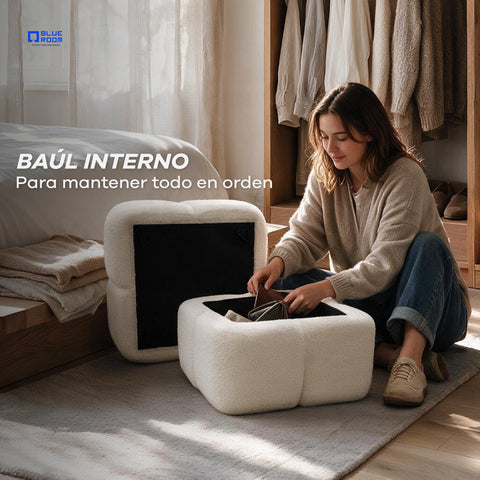 Taburete Milo - Beige