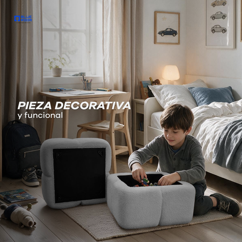Taburete Milo - Beige