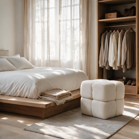 Taburete Milo - Beige