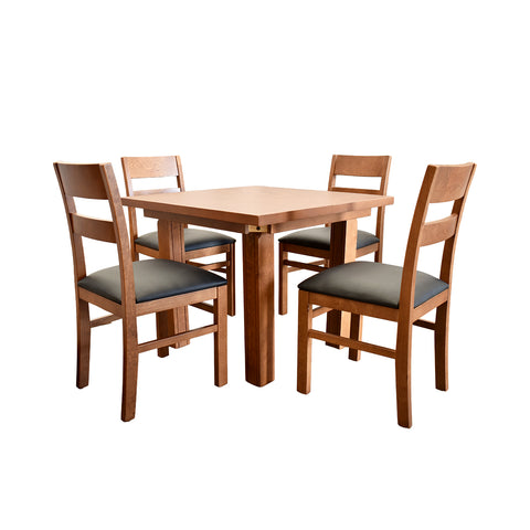 Comedor Mónaco 4P - Nogal