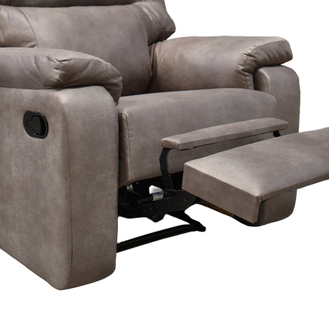 Sillón Reclinable Manual Moravia - Tela Ottawa Steel