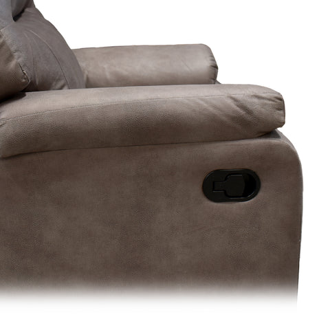 Sillón Reclinable Manual Moravia - Tela Ottawa Steel