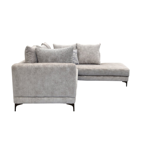 Sala Esquinera  Nahomi Chaise Derecho - Hendrix Silver