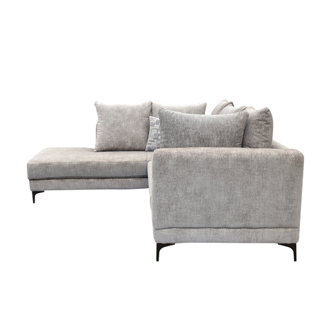 Sala Esquinera Nahomi Chaise Izquierdo - Hendrix Silver