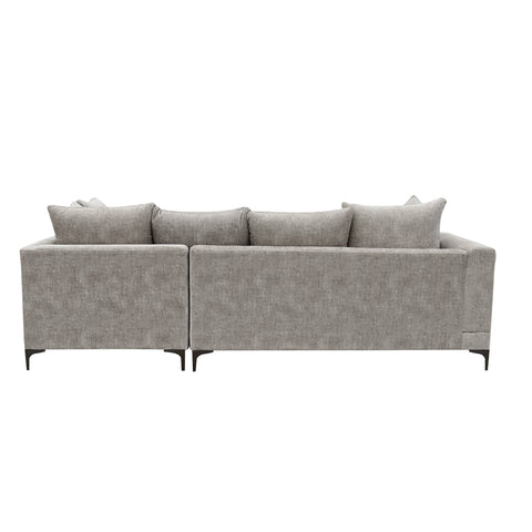 Sala Esquinera  Nahomi Chaise Derecho - Hendrix Silver