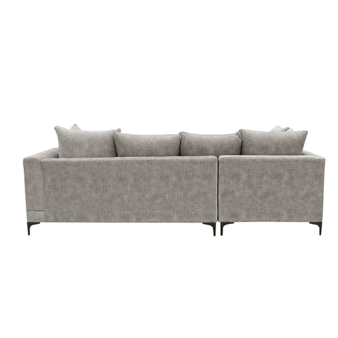 Sala Esquinera Nahomi Chaise Izquierdo - Hendrix Silver