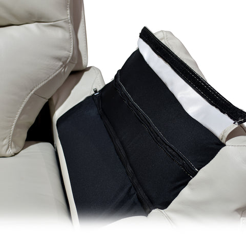 Sala Nantes - Sofá y Love Seat - Piel Madras Alabaster